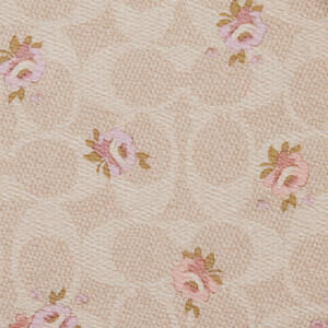 Notebook In Signature Canvas With Floral Print